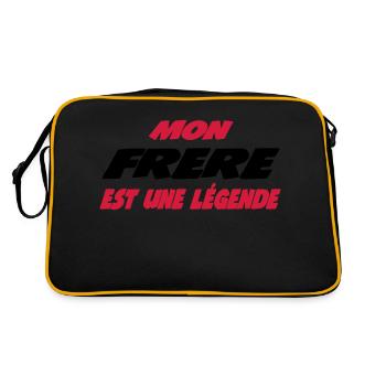 Mon frère est une légende 111 - Sac Retro - noir/or - Dos