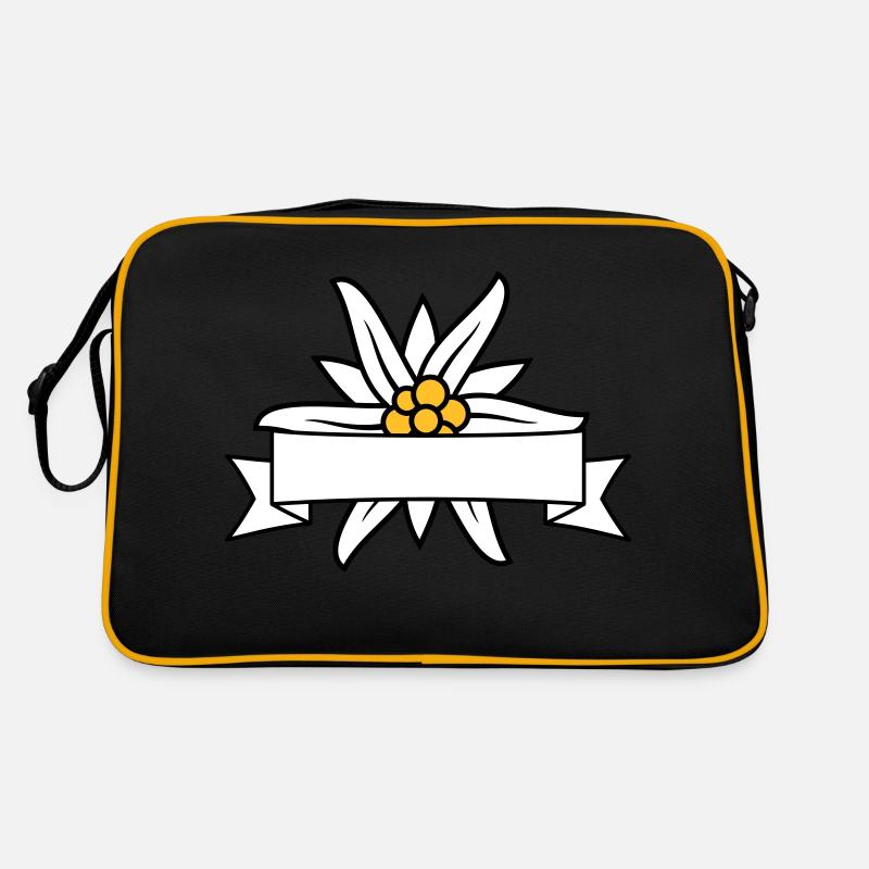 Text Banner Edelweiss Retro Tasche