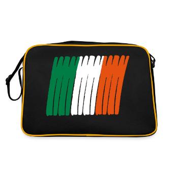 ireland flag sport football - Retro Bag - black/gold - Back