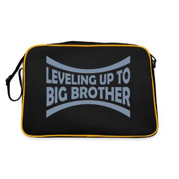 Monter de niveau grand frère - Sac Retro - noir/or - Dos