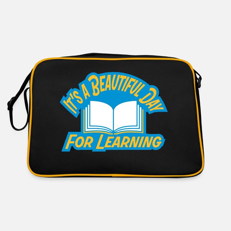 beautiful day for learning Retro Tasche