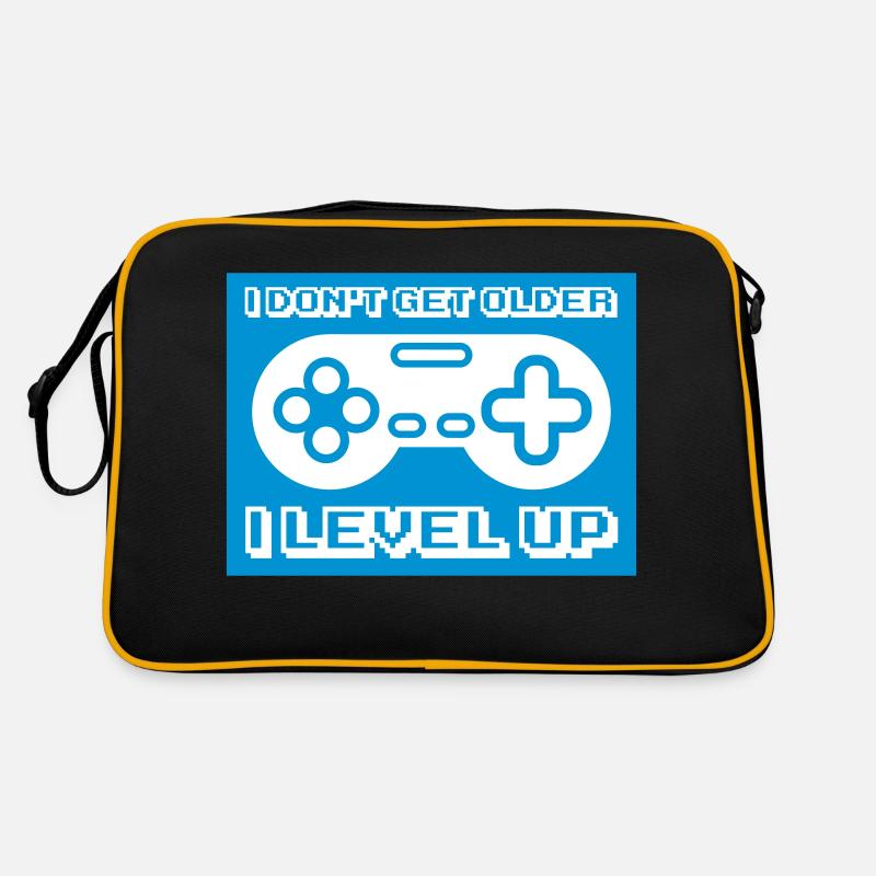 get older level up Retro Tasche