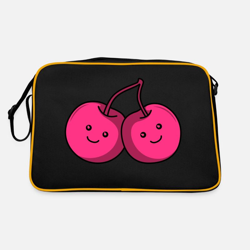 kirschen comic Retro Tasche