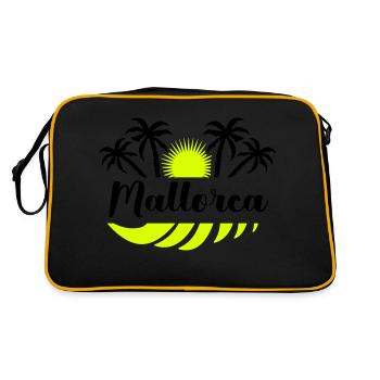 mallorca - Retro Tasche - Schwarz/Gold - Hinten