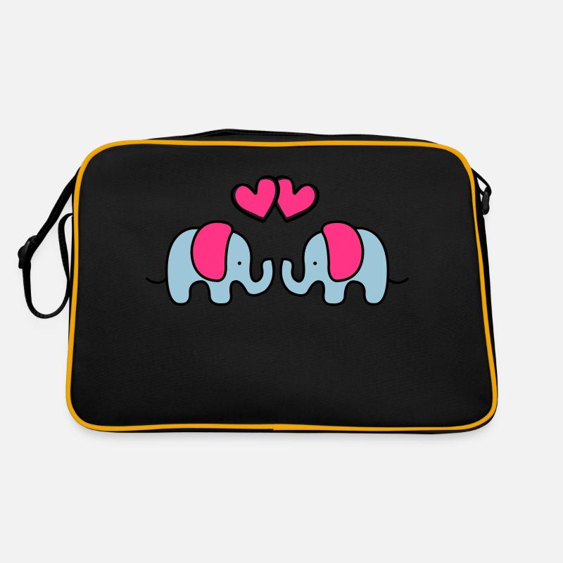 Baby Elephants Retro Bag