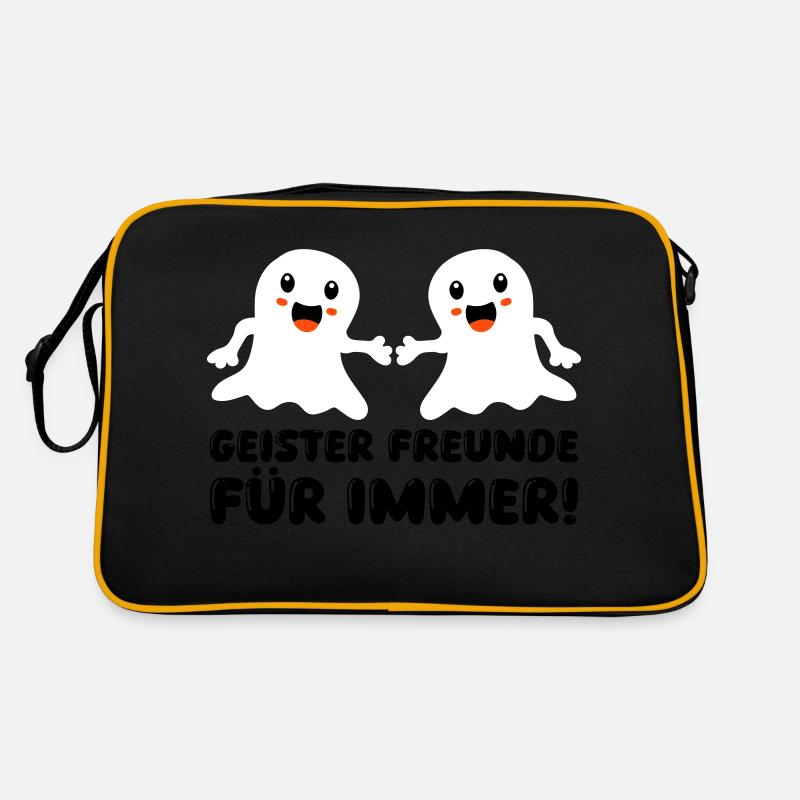 ghosts friends for ever Retro Tasche