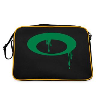 Anneau hélicoïdal - Sac Retro - noir/or - Dos