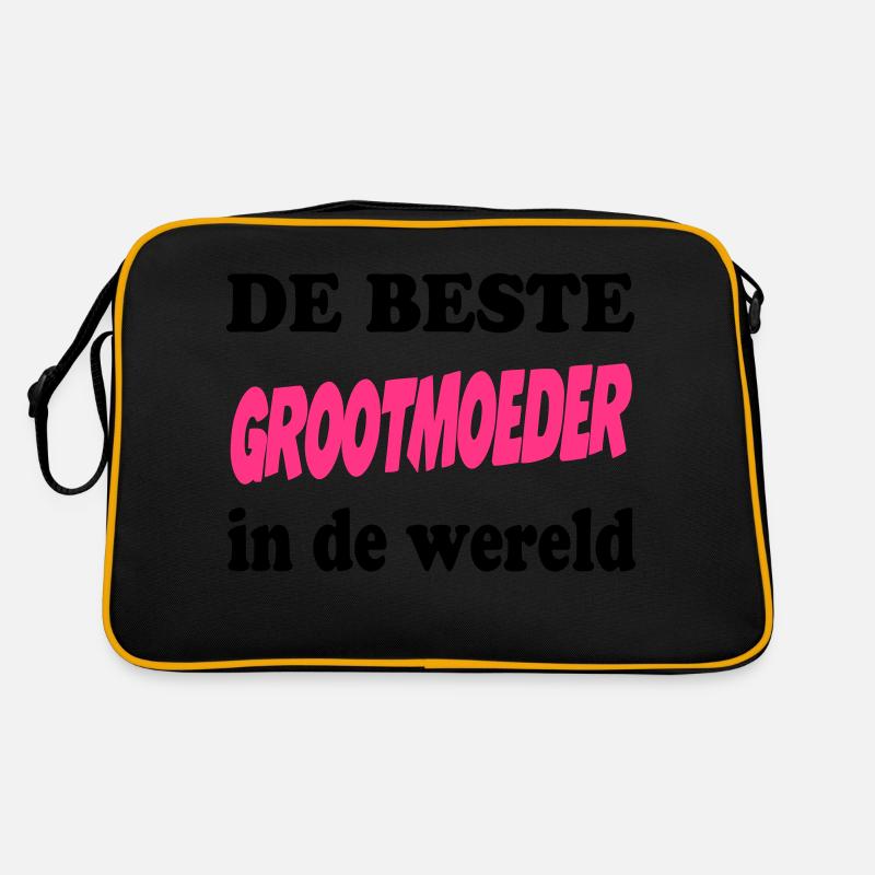 De beste GROOTMOEDER in de wereld Retro Bag