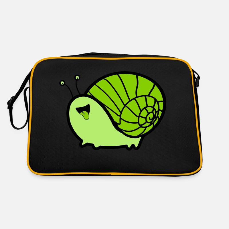 schnecke comic Retro Tasche