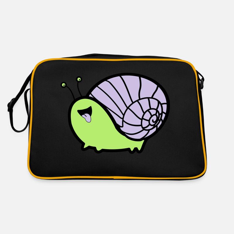 schnecke comic Retro Tasche