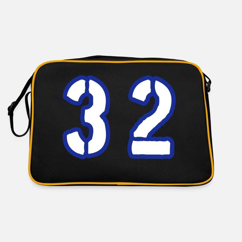 32 Symbole numérique Sac Retro