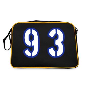 93 Symbole numérique - Sac Retro - noir/or - Dos