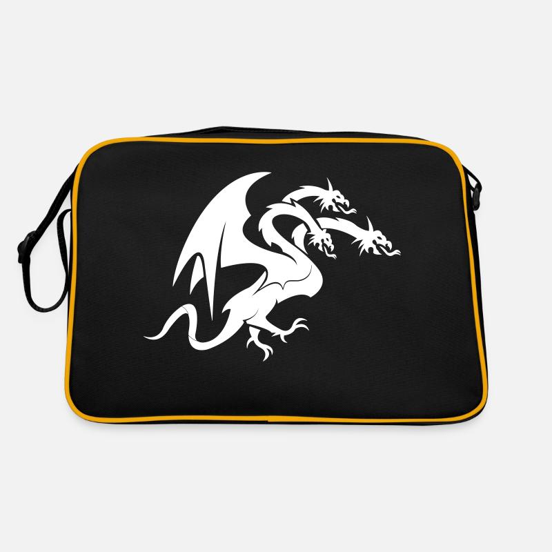 Tête de dragon 3 Sac Retro