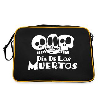 day of the dead - Sac Retro - noir/or - Dos