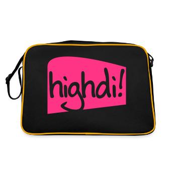 hyghdi Heido heida - Sac Retro - noir/or - Dos