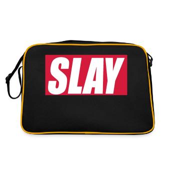 Slay - Retro Bag - black/gold - Back
