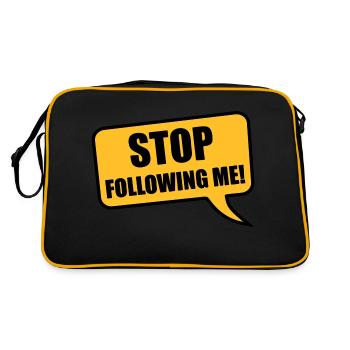 stop - Retro Bag - black/gold - Back
