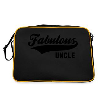 ONCLE fabuleux - Sac Retro - noir/or - Dos