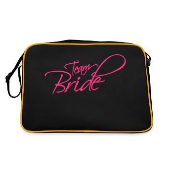Team Bride - Sac Retro - noir/or - Dos