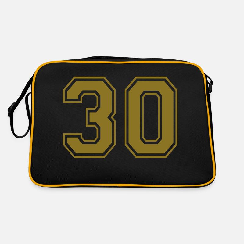 30 - Nummer Retro Tasche