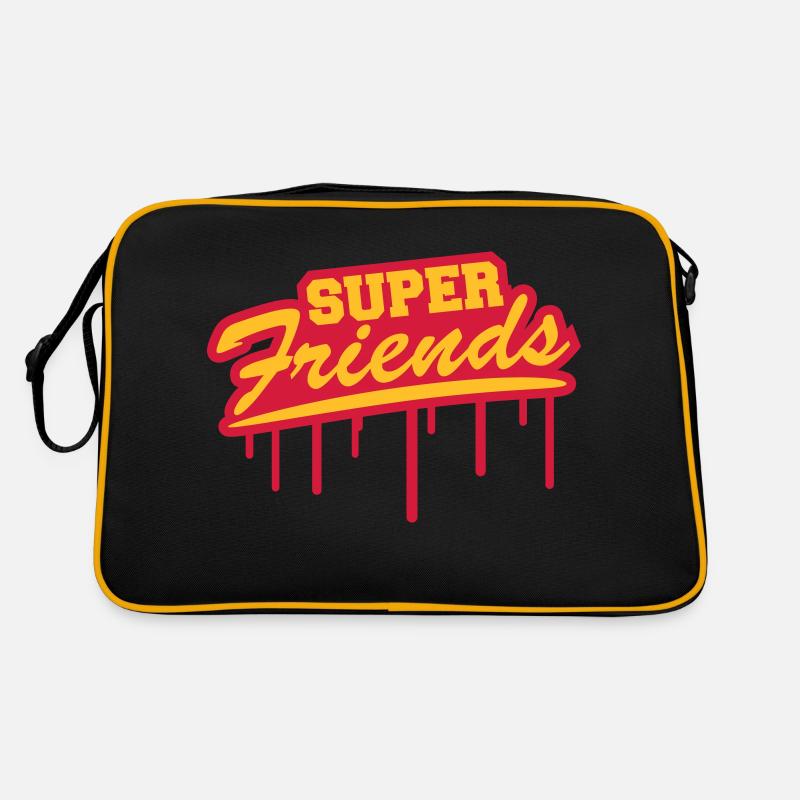 Super meilleurs amis Graffiti Sac Retro