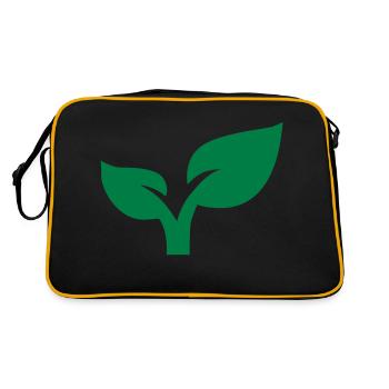 Plante - Sac Retro - noir/or - Dos