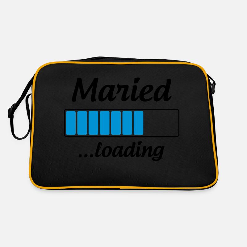 Maried ...loading - Wedding Retro Tasche