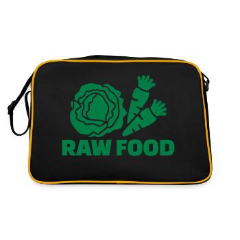 Raw food - Sac Retro - noir/or - Dos