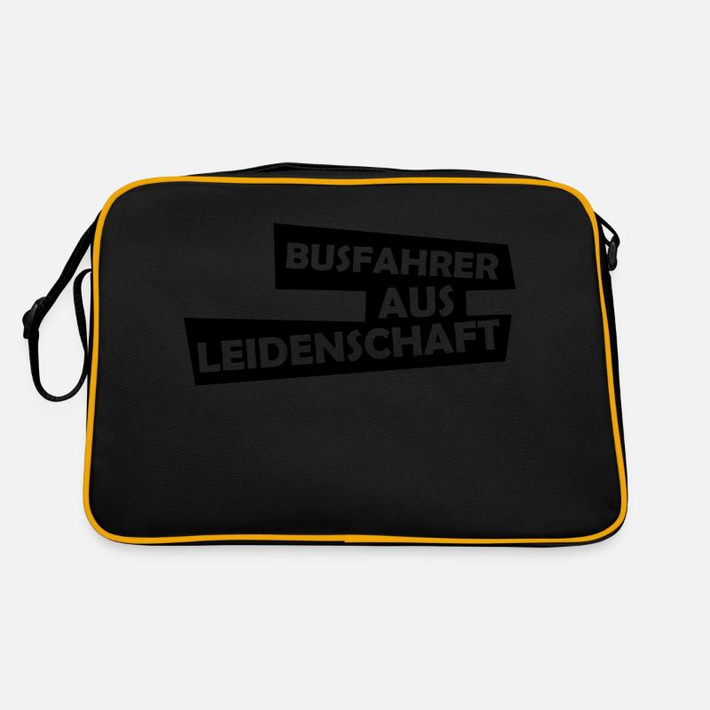 busfahrer aus leidenschaft Retro Tasche