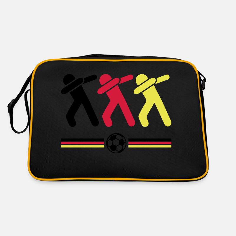 dabbing deutschland fussball Retro Tasche