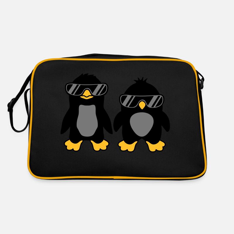 2 Sunglasses Penguin Friends Retro Bag