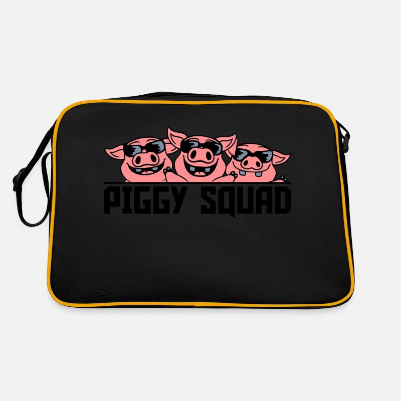 Escouade Crew Pig Piggy Sac Retro