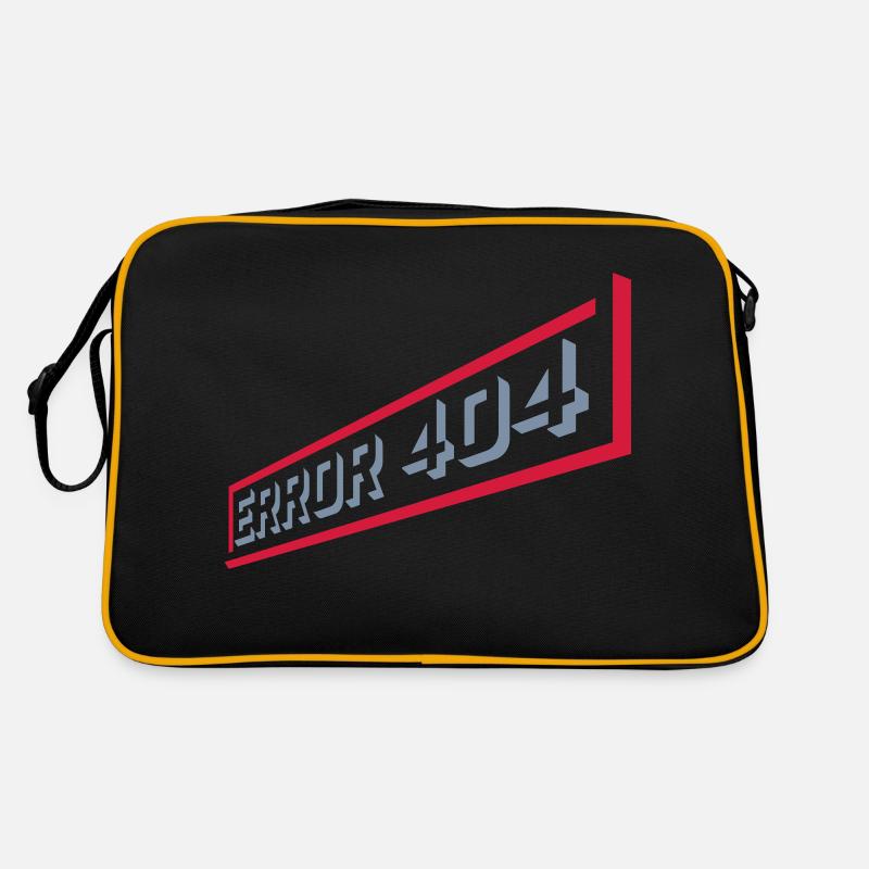 Error 404 network lost Retro Bag