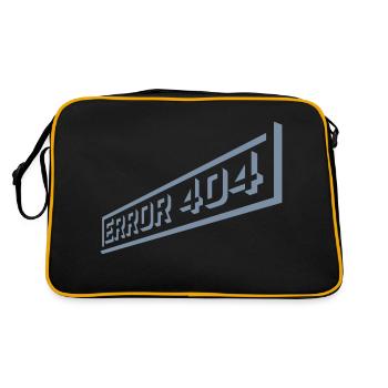 Erreur réseau perdue 404 - Sac Retro - noir/or - Dos