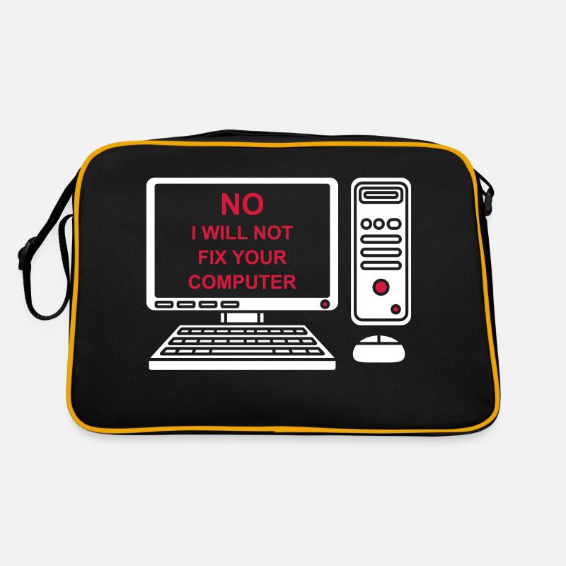 Ne pas réparer votre ordinateur Sac Retro