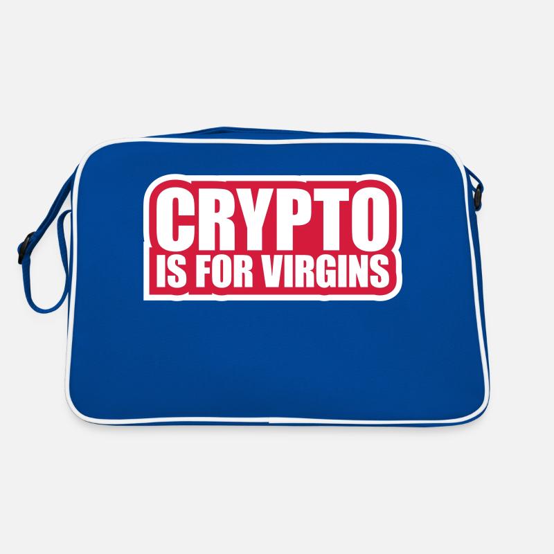crypto is for virgins Retro Tasche