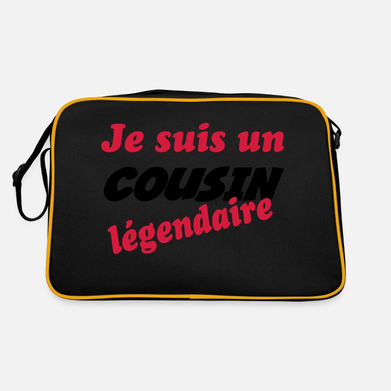 Ich bin ein legendärer Cousin Retro Tasche