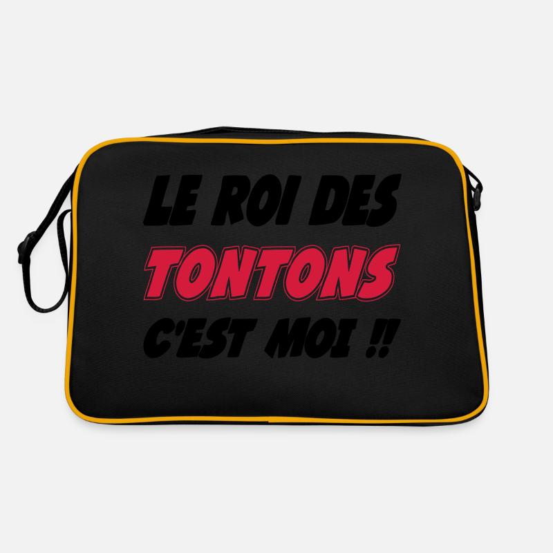 Le roi des TONTON c'est moi Sac Retro