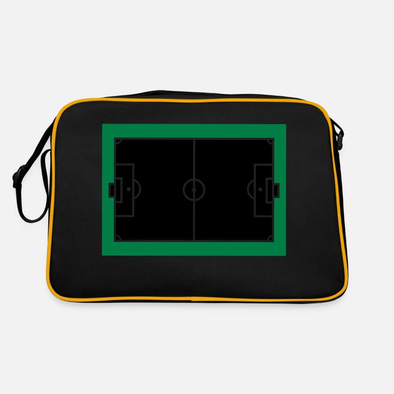 fussball feld Retro Tasche