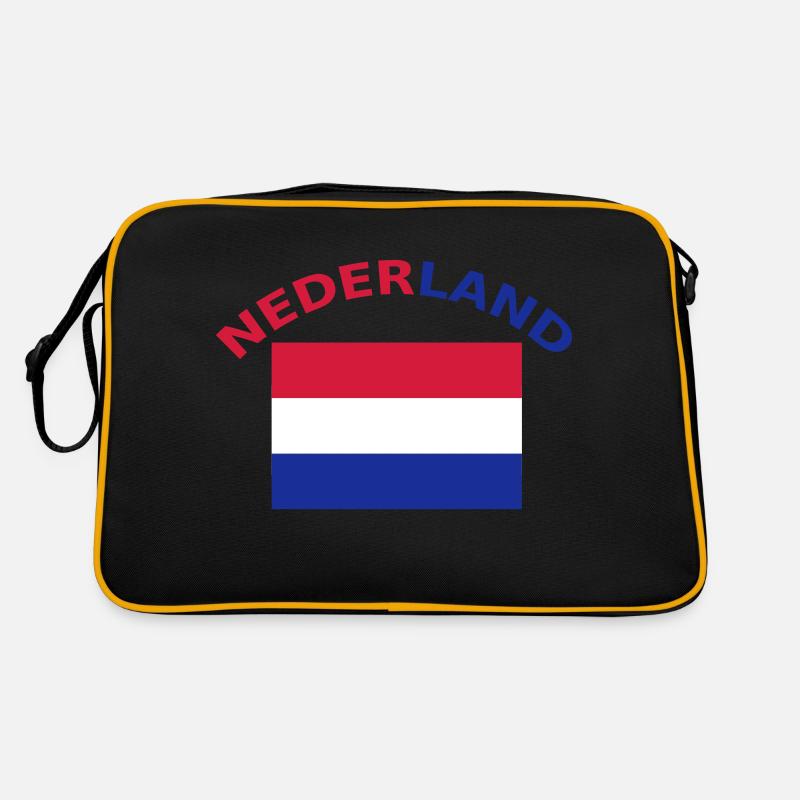 Hollande, Pays-Bas, drapeau, drapeau Sac Retro