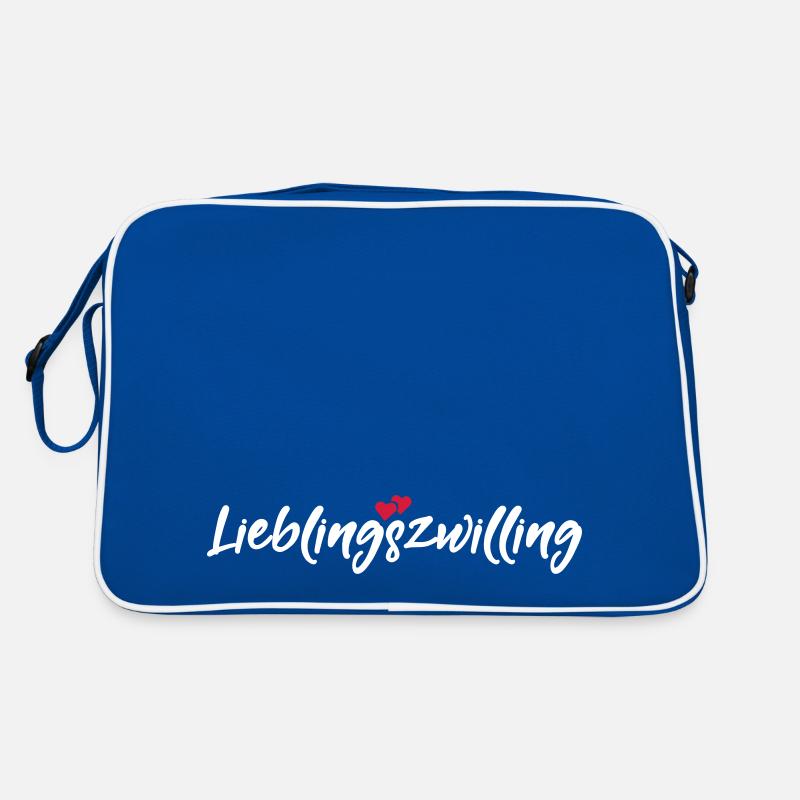 Favorite twin best twin sayings gift Retro Bag