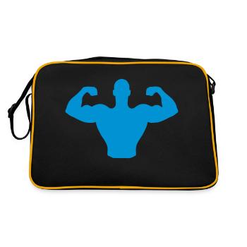 bodybuilding_1 - Sac Retro - noir/or - Dos