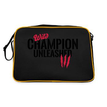 Wilder Champion entfesselt - Retro Bag - black/gold - Back