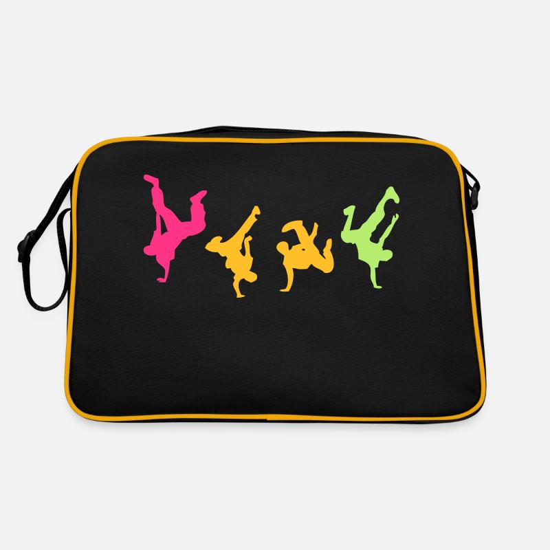 break dance hip hop danseur16 Retro Bag
