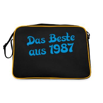 le meilleur de l'année 1987 - Sac Retro - noir/or - Dos