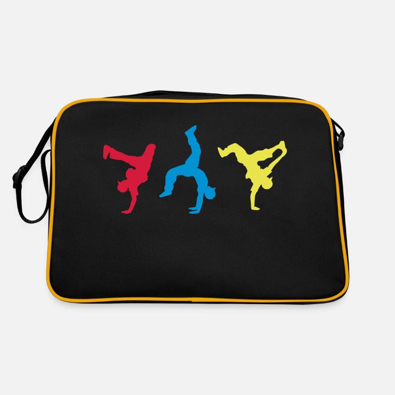 bboys colorfull Retro Tasche