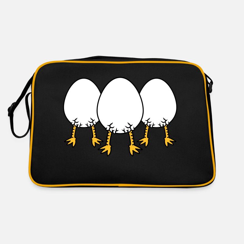 Chick In Egg Crew Sac Retro