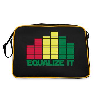 equalizer - Retro Bag - black/gold - Back