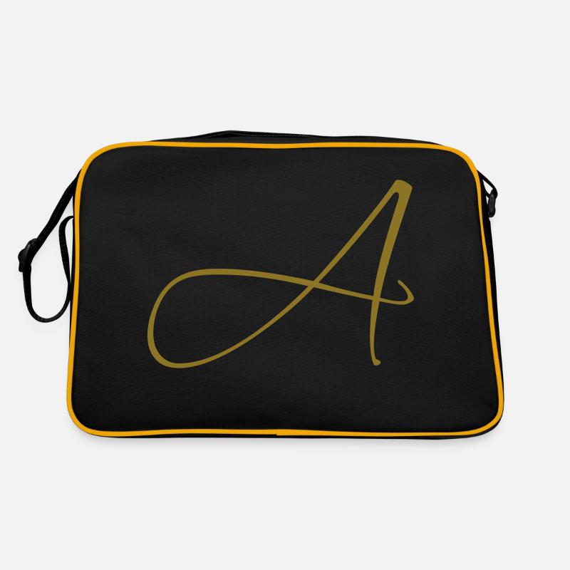 Letter A Retro Tasche