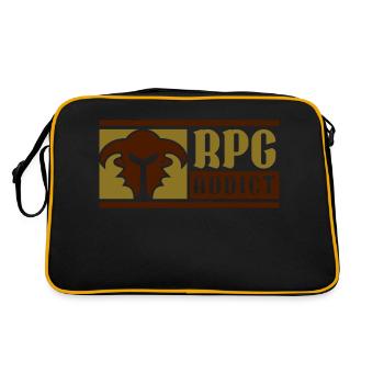 RPG Addict - Sac Retro - noir/or - Dos